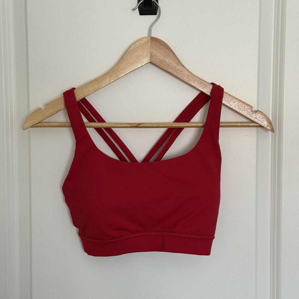 Energy Bra B-D Cups in Dark Red